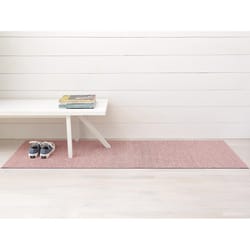 Chilewich 24 in. W X 72 in. L Pink Heathered Vinyl Runner Mat