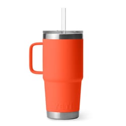 YETI Rambler 25 oz Papaya BPA Free Straw Mug