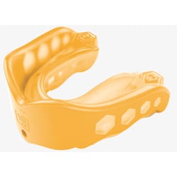 Shock Doctor Gel Max Youth Yellow Athletic Mouthguard Strap Included