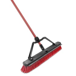 Libman High Power Polyethylene Terephthalate 24 in. Push Broom with Squeegee
