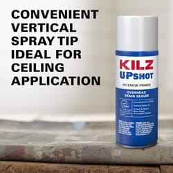 KILZ Up Shot White Flat Oil-Based Aerosol Primer/Sealer 10 oz