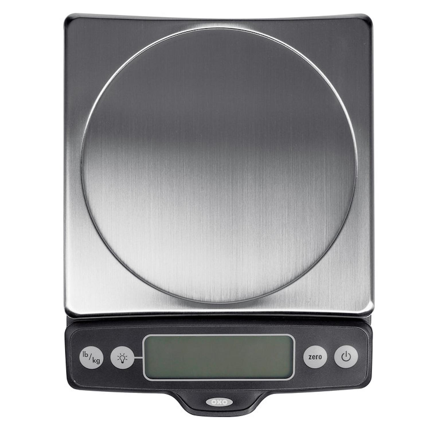 OXO Good Grips Silver Digital Food Scale 11 lb Sansujyuku sansujyuku.com