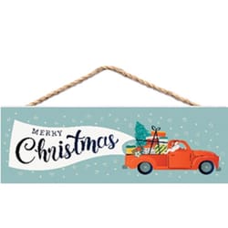 P Graham Dunn Multicolored Merry Christmas Truck Wall Sign 3.5 in.