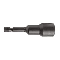 Century Drill & Tool Impact Pro 1/4 in. X 2-9/16 in. L High Speed Steel Magnetic Nut Setter 1 pc