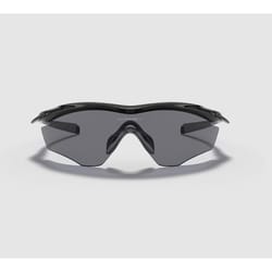 Oakley M2 Frame XL Unisex Polished Black Gray Lens Sunglasses