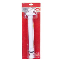 Ace Anti-Siphon Ballcock White Plastic For Universal