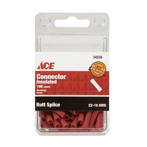 Ace Insulated Wire Butt Connector Red 100 pk - Ace Hardware