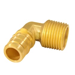 Apollo PEX-A 1/2 in. Expansion PEX in to X 1/2 in. D MNPT Brass 90 Degree Elbow