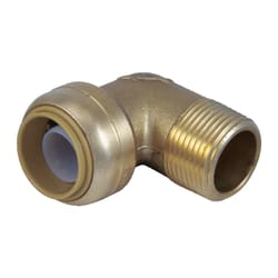 SharkBite Push to Connect 3/4 in. Push X 3/4 in. D MNPT Brass Elbow