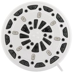 PlumbCraft White ABS 3 settings Showerhead 2 gpm
