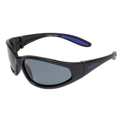 BluWater Samson 2 Unisex Black Frame Gray Lens Polarized Sunglasses