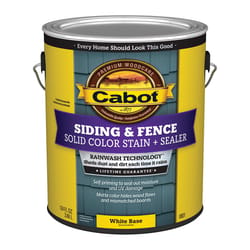 Cabot Siding & Fence Solid Tintable White Base Stain and Sealer 1 gal