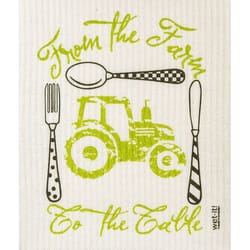wet-it! Multicolored Cotton Farm to Table Dish Cloth 1 pk