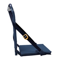 GCI Outdoor Navy Blue Bleacher Back Folding Stadium Seat