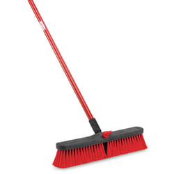 O-Cedar 10 in. W Soft Bristle 54 in. Steel Handle Deck Brush - Ace Hardware