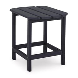 Signature Design by Ashley Sundown Treasure Black Square HDPE Contemporary End Table