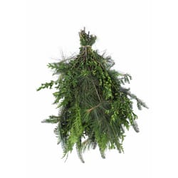 Wishon Evergreens Premium Mixed Greens Bunch Bouquet Swag