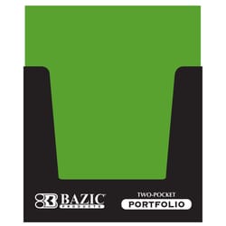 Bazic Products 11.63 in. W X 9.5 in. L Assorted Portfolio