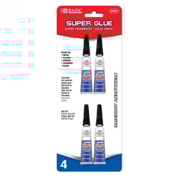 Bazic Products Super Strength Cyanoacrylate Clear All Purpose Super Glue 0.1 oz