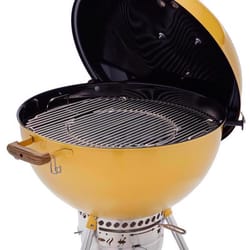 Weber 22 in. 70th Anniversary Kettle Charcoal Grill Hot Rod Yellow