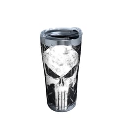 Tervis Marvel 20 oz Punisher Multicolored BPA Free Tumbler with Lid