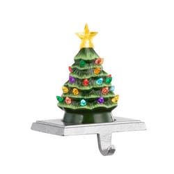 Mr. Christmas LED Green Vintage Tree Stocking Holder 6.75 in.