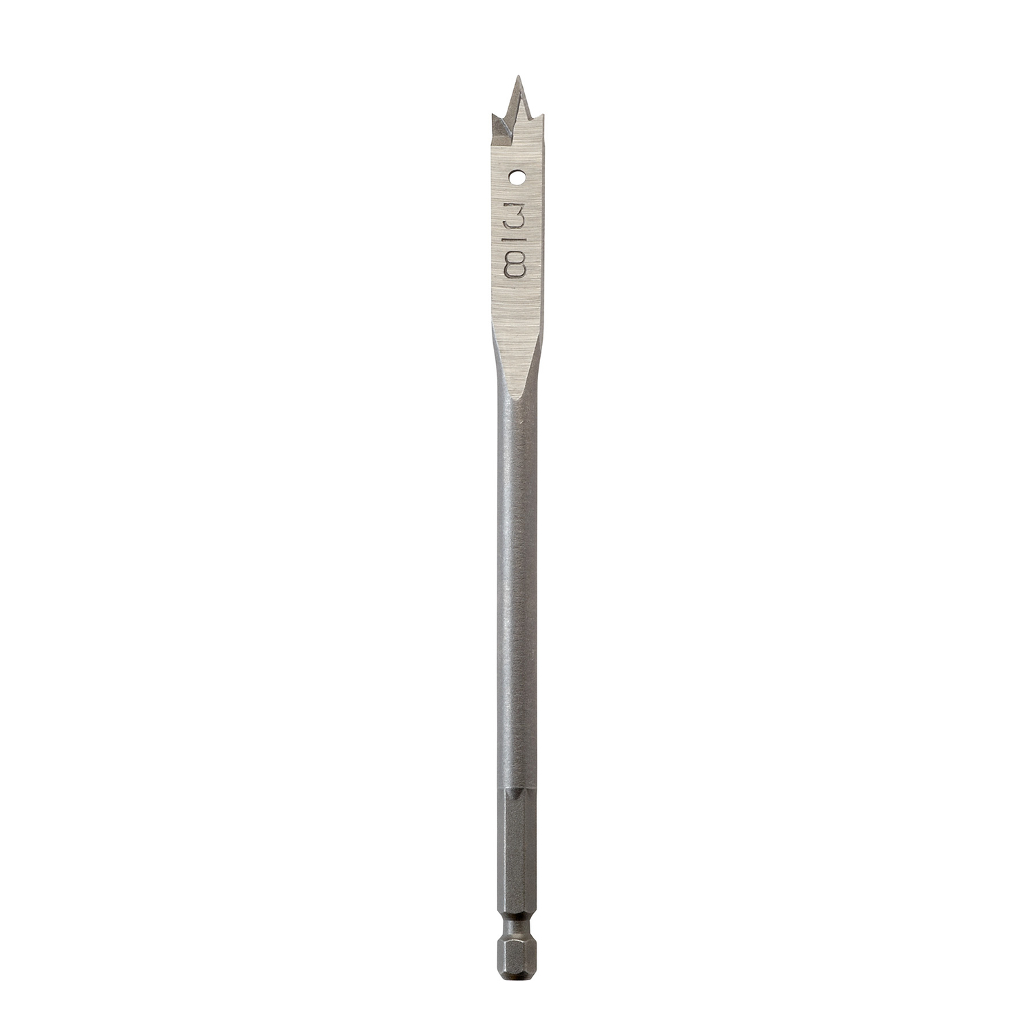 Milwaukee 3/8 in. X 6 in. L Heat-Treated Steel Flat Boring Drill Bit Quick-Change Hex Shank 1 pc