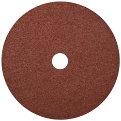 Norton 7 in. Aluminum Oxide Center Mount F226/F240 Fiber Disc 24 Grit Extra Coarse 25 pk