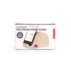 Kikkerland Brown Elephant Phone Stand For All Mobile Devices