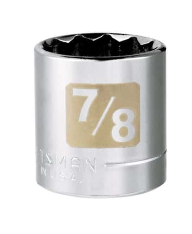 Craftsman 7/8 in. SAE 12 Point Standard Socket - 1 pc