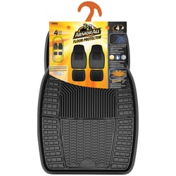 Armor All Black Rubber Auto Floor Mats 4 pk