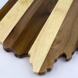 Totally Bamboo Rock & Branch 12.76 in. L X 11.42 in. W X 0.6 in. Wood Serving & Cutting Board