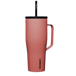 Corkcicle Cold Cup XL 30 oz Paradise Punch BPA Free Insulated Straw Tumbler