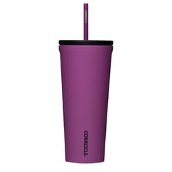 Corkcicle Cold Cup 24 oz Berry Punch BPA Free Insulated Straw Tumbler