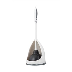 Superio Brand Toilet Plunger and Caddy 20 in. L X 7 in. D