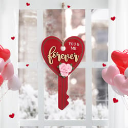 Glitzhome You and Me Forever Hanging Sign MDF 1 pc