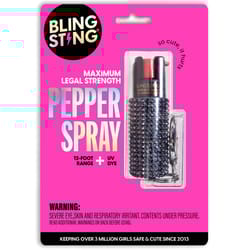 Blingsting Gray Plastic Pepper Spray