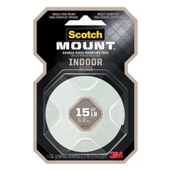 3M Scotch-Mount 80 in. L X 1/2 in. W Double-Sided Mounting Tape