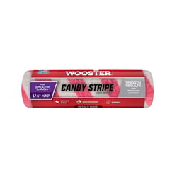 Wooster Candy Stripe Mohair Blend 7 in. W X 1/4 in. Regular Paint Roller Cover 1 pk