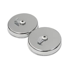 Magnet Source 2-5/8 in. L X 2.63 in. W Silver Magnetic Hooks 35 lb. pull 2 pc