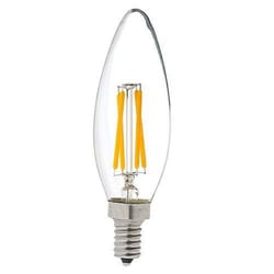 MaxLite B10 E12 (Candelabra) Filament LED Bulb Soft White 40 Watt Equivalence 1 pk