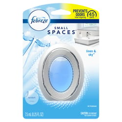 Febreze Small Spaces Linen & Sky Scent Air Freshener 0.25 oz Liquid