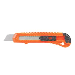 Ace 5.5 in. Sliding Utility Knife with Blade Snapper Orange 1 pk
