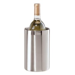 OGGI Silver Stainless Steel Double Wall Wine Cooler