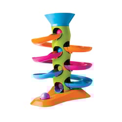 Fat Brain Toy Rollagain Tower Toy Multicolored 6 pc