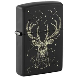 Zippo Black Deer Lighter 2 oz 1 pk