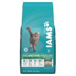 Iams ProActive Health Indoor Weight & Hairball Care Natural Dry Cat Food 5 lb.