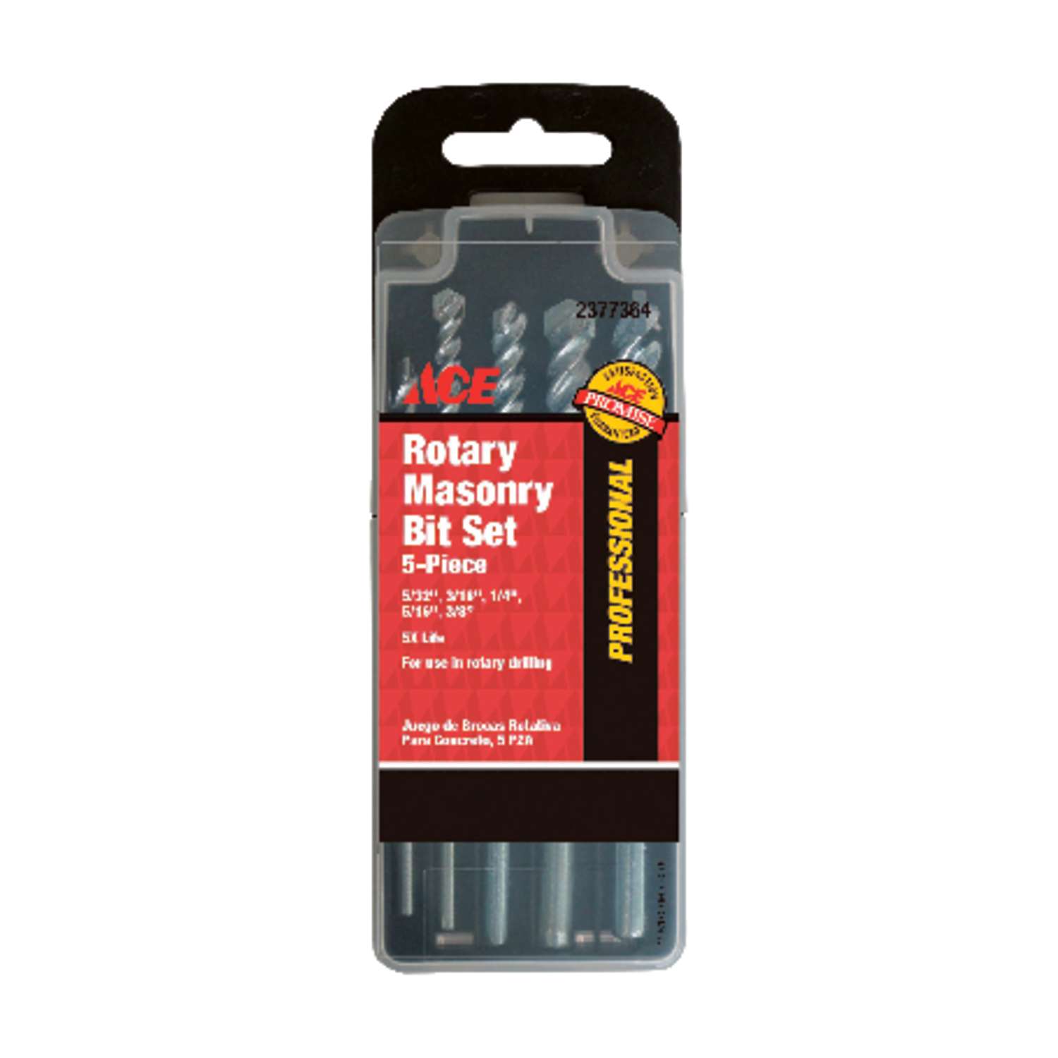 Ace Steel Rotary Drill Bit Set 5 pc Ace Hardware