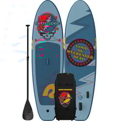 Retrospec Grateful Dead Weekender PVC Inflatable Blue Paddleboard 6 in. H X 32 in. W X 126 in. L