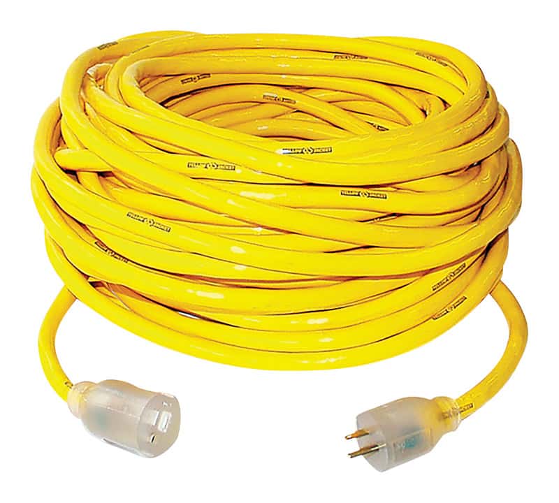 Yellow Jacket Outdoor 50 ft. L Yellow Extension Cord 10/3 SJTW Ace